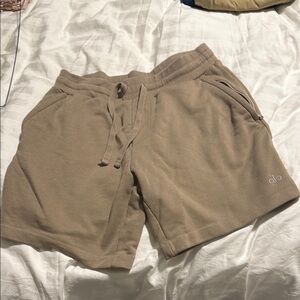 ALO Yoga Tan Athletic Shorts